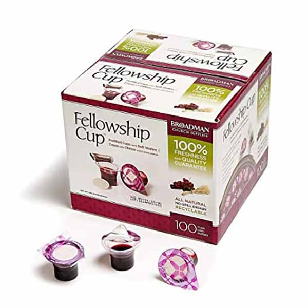 Fellowship Cup Prefilled Communion Cup 100 In Box 422-081407011585