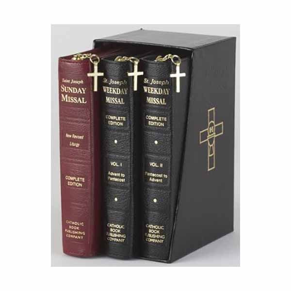 St. Joseph Missal Sunday & Daily 3-Volume Set 825/23 St. Joseph Missal Sunday & Daily 3-Volume Set #9780899428383