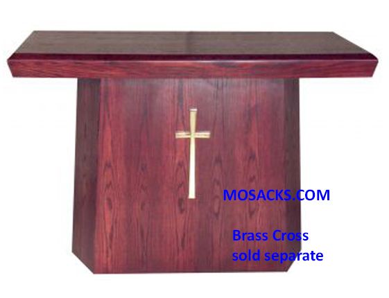 Altar Wood 40-515A measures 72" wide x 32" deep x 40" high