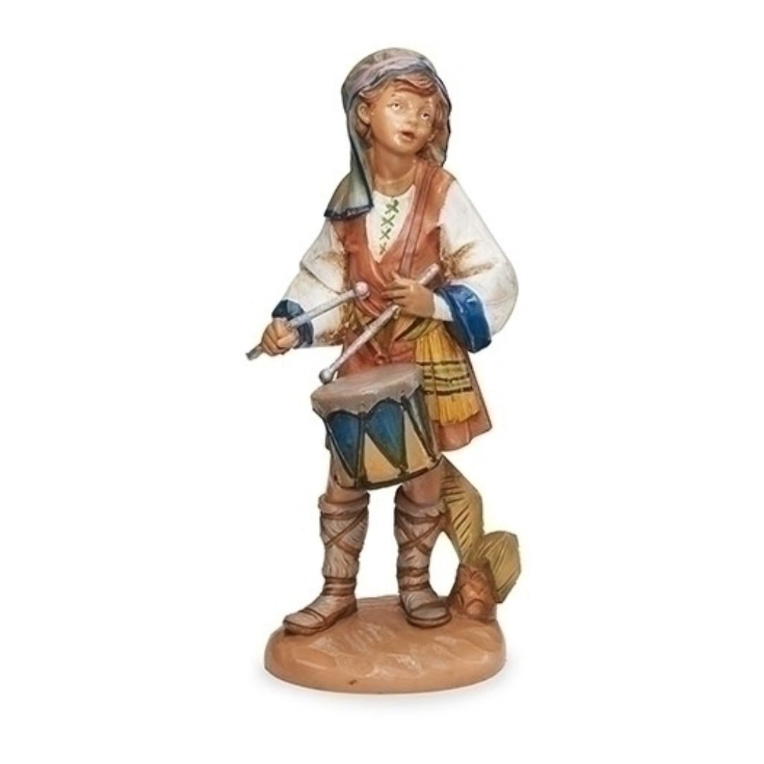 Fontanini Heirloom Nativity 7.5" scale Jareth Drummer Boy-65169,  Fontanini Villager
