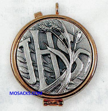K Brand Pyx Gold Plate IHS Wheat 7 Host capacity-K92 Free Shipping on $100. Order