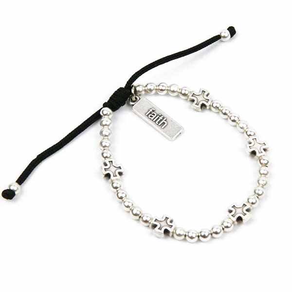 MSMH Faith Over Everything Bracelet: Silver - 26053SL