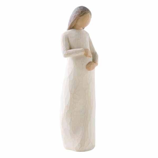 Willow Tree Figurine, Cherish, Awaiting a miracle, 8.5"H 26082