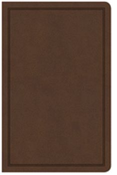 Holman CSB Deluxe Gift Bible Brown Leathertouch 9781535925495