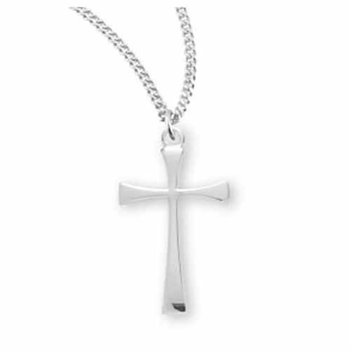 Sterling Silver Cross, 3/4 Sterling Silver Cross, 3/4", S175418