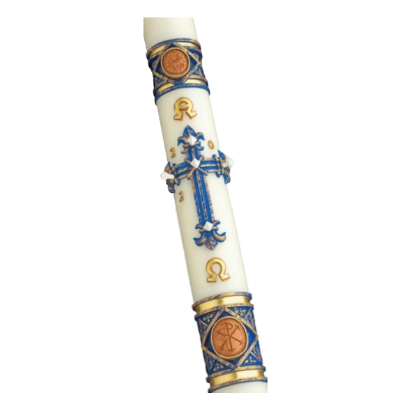 eximious Beeswax Paschal Candle Lilium‚Ñ¢ by Cathedral Candle FREE SHIPPING