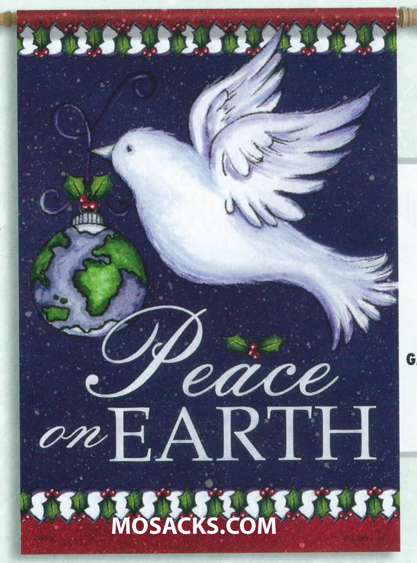 Flagtrends by Carson Peace on Earth Dove Flag 13 x 18 Inch Double Sided Garden Flag 480-45745 is re…