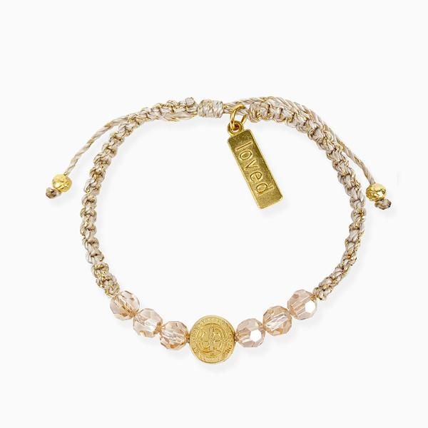 My Saint My Hero Blessing for My Child Bracelet-22021GD