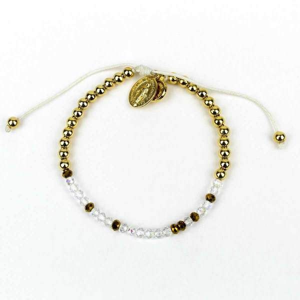 My Saint My Hero Will You Be My Bridesmaid Bracelet-16034GD