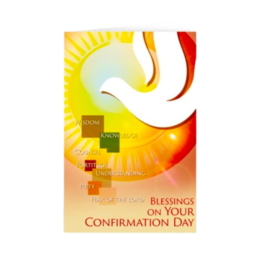 Holy Spirit Confirmation Greeting Card Holy Spirit Confirmation Greeting Card - CF-9502