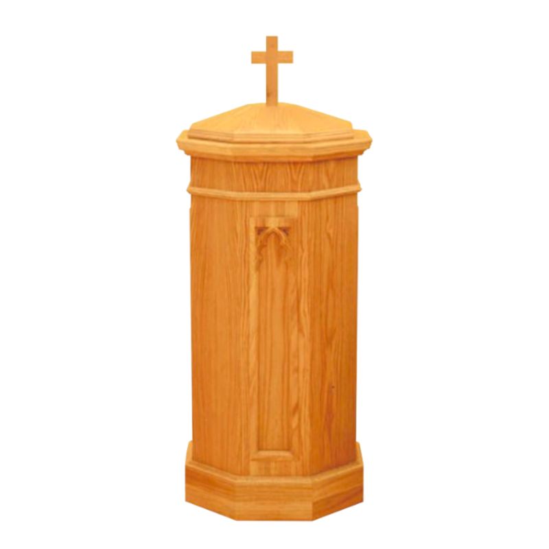 Baptismal Font w/basin 21" w x 21"d 40" h 40-1209