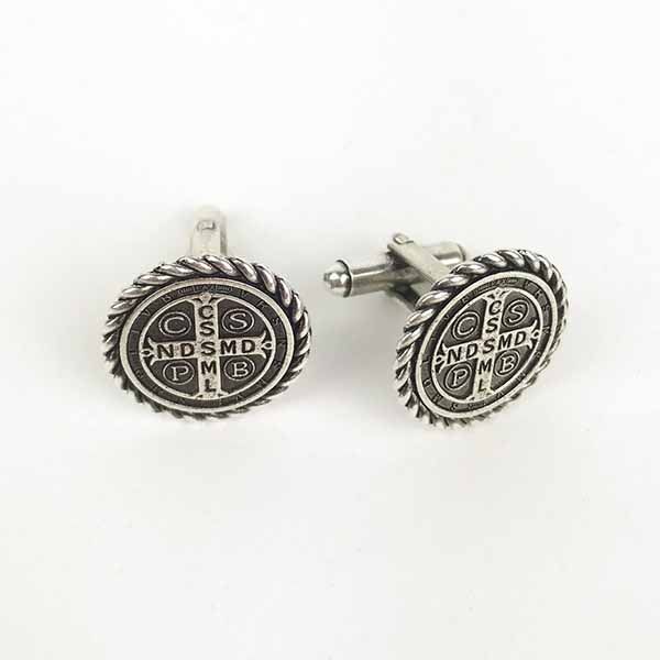 My Saint My Hero Benedictine Cuff Links 46006SL