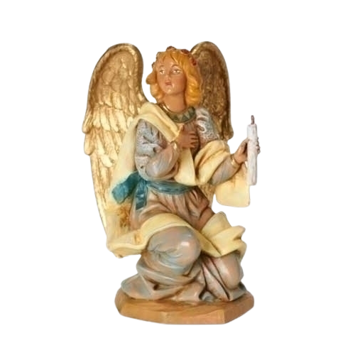 Fontanini Heirloom Nativity 7.5" scale Kneeling Angel-72818,  Fontanini Nativity