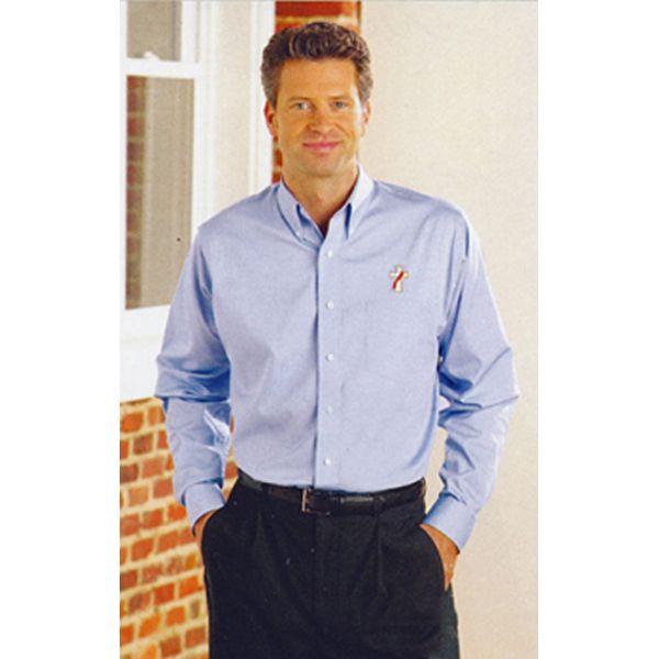 Beau Veste Oxford Long Sleeve Deacon Shirt-8900 series in Sizes Small, Medium, Large, Ex-Large Whit…