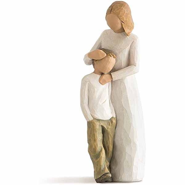 Willow Tree Figurine Mother and Son: Celebrating the bond of love between mothers and sons, 8" High