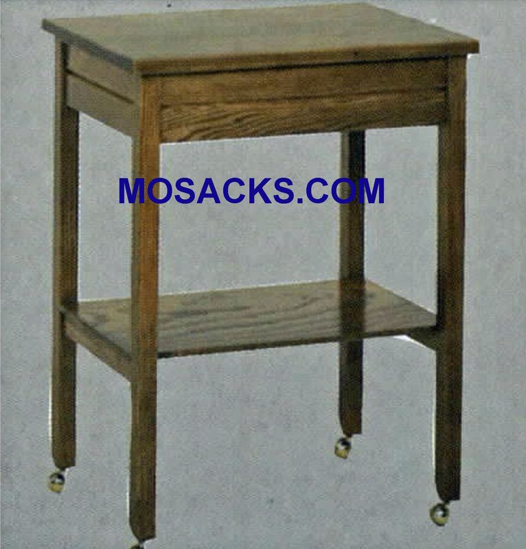 Credence Table w/solid oak top and frame 24" w x 16" d 30" h 40-340