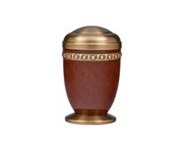 Memorial Urn Aluminum Brass 421-U-124 measures 11.75" high