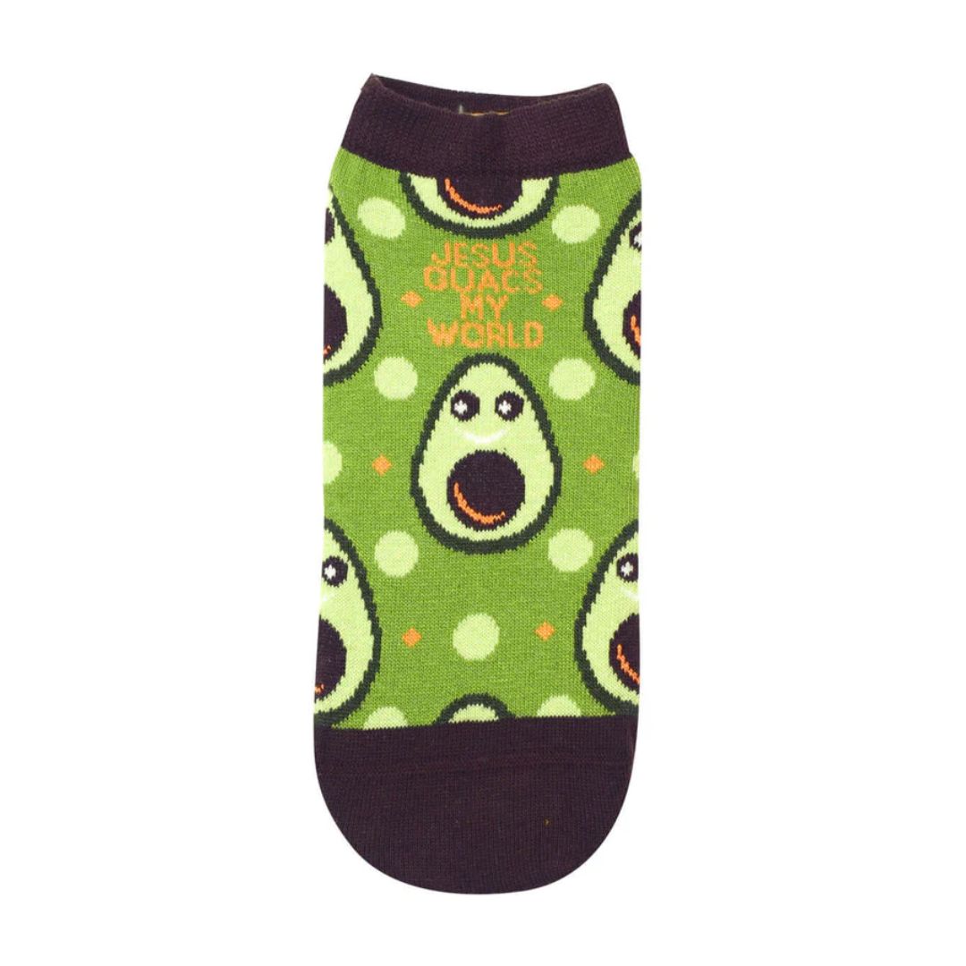Jesus Guacs My World - Ankle Socks - SOX4323