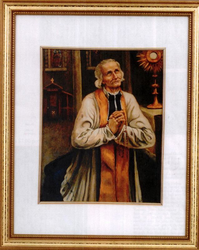 St. John Vianney Framed Print 13"x16"