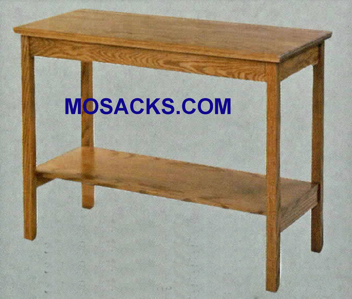 Credence Table  w/solid oak top and frame 40" w x 18" d 30" h 40-346