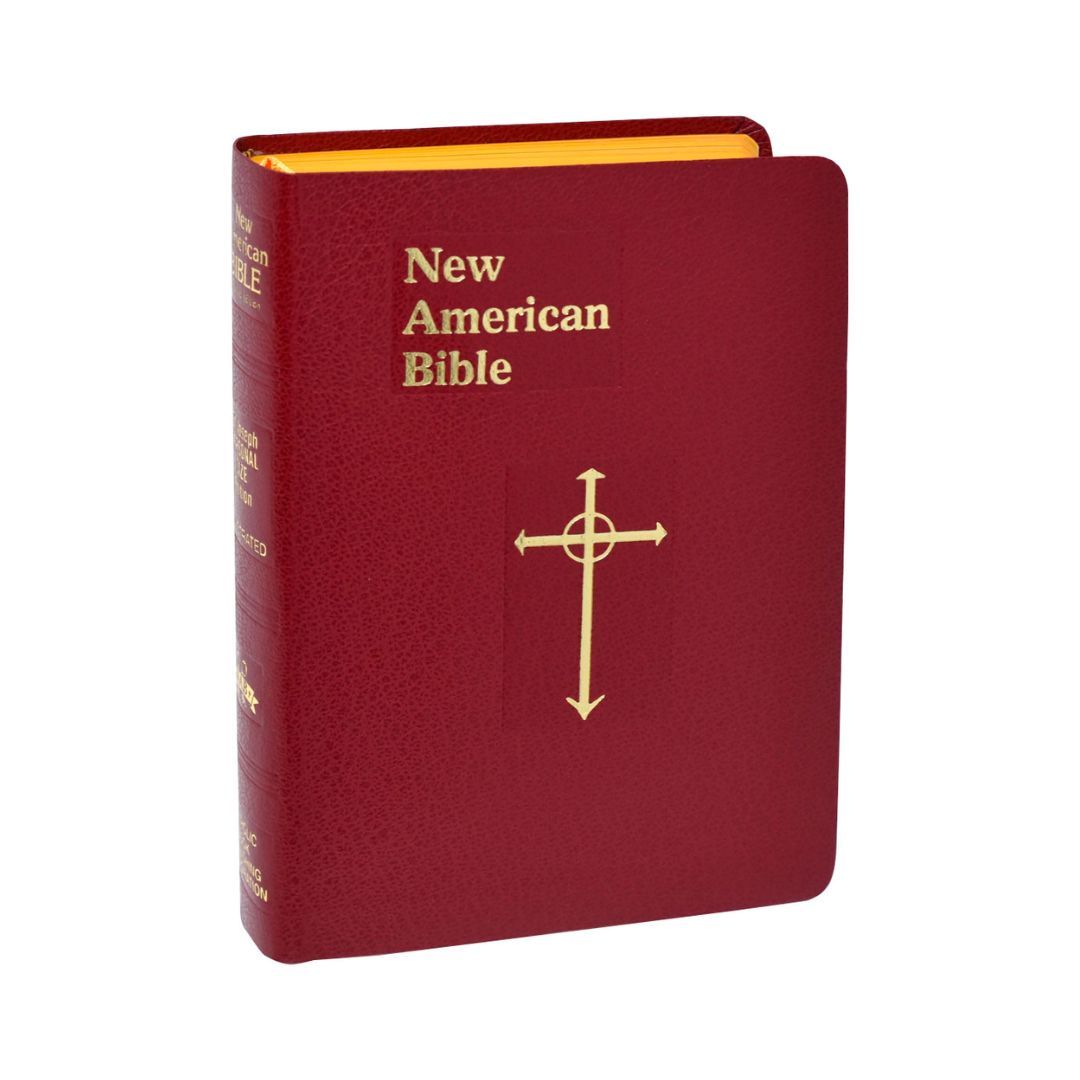 St. Joseph NABRE Personal Size Imitation Leather Burgundy Cover 9780899425504 510/10BG Catholic Bib…