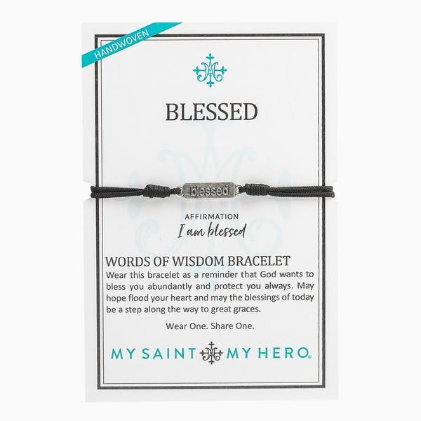 MSMH Blessed black Silver Bracelet-14070BK MSMH Blessed black Silver Bracelet-14070BK
