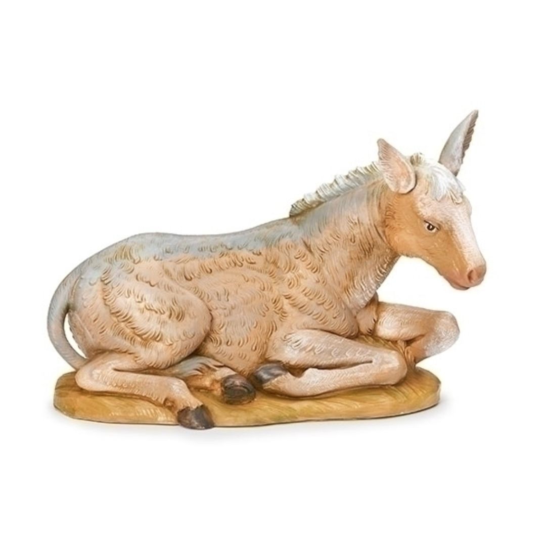 Fontanini 12 Inch Seated Donkey 52933
