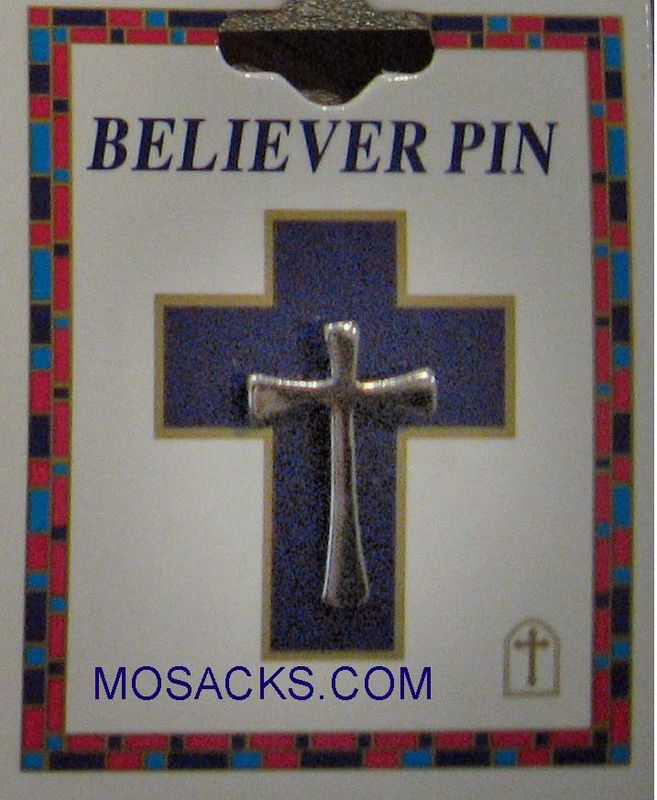 Cross Pin Silver Maltese Cross Believer Pin SJ8811 Believer, Silver Maltese Cross Pin, SJ8811