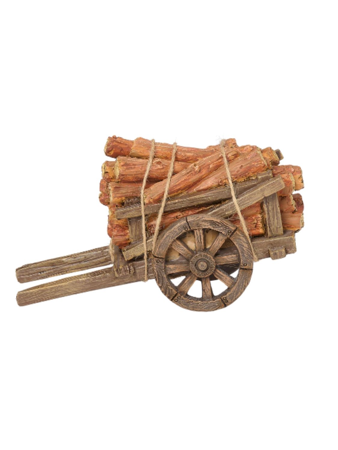 Fontanini 5 Fontanini 5 Inch Scale Wood Log Cart