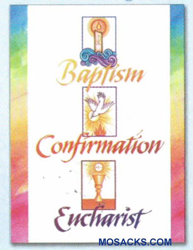 An RCIA Full Initiation Greeting Card Baptism Confirmation Eucharist Greeting Card -WCA5144 an RCIA…