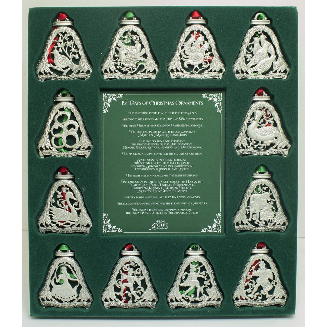 12 Days of Christmas Ornament Set - COS103