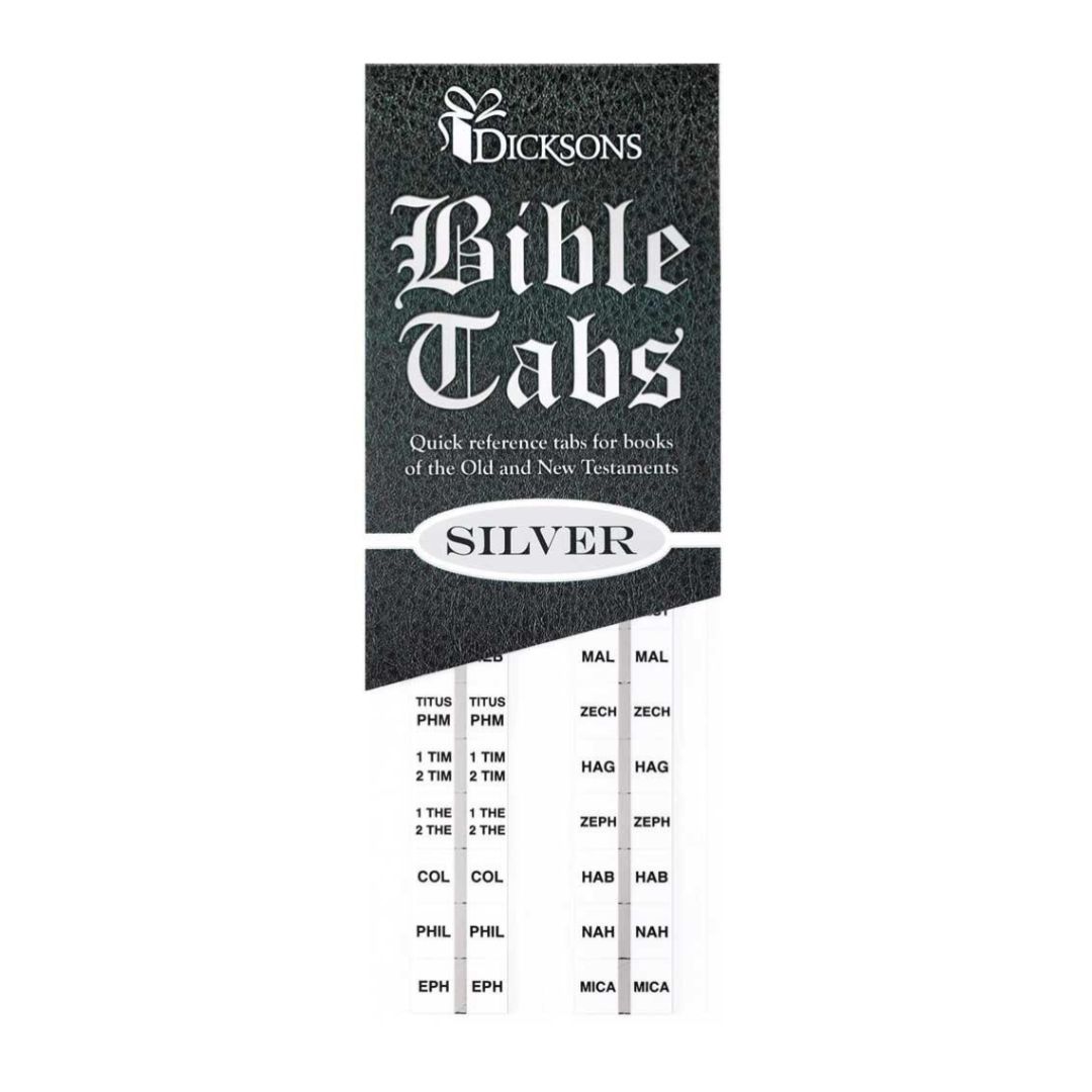Bible Indexing Tabs: Silver Edged Bible Indexing Tabs SIlver Edged BA-101