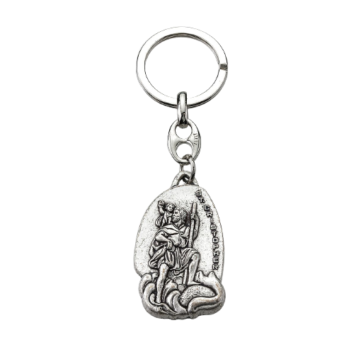 Keychain -St Christopher Key Chain12-1462-620 Keychain St Christopher 12-1462-620