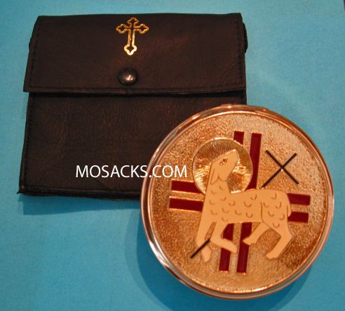 Church Supplies Lamb of God Hospital Pyx 60 host capacity, #K160 Church Goods