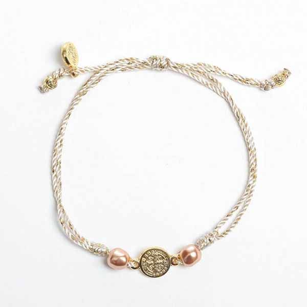 My Saint My Hero Blessings and Joy Bracelet Metallic Gold-20023RG