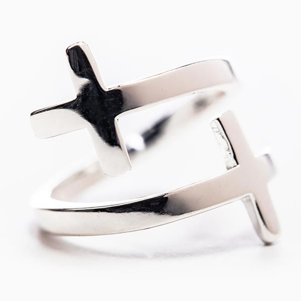 My Saint My Hero Pillar of Faith Ring Silver 42007SL