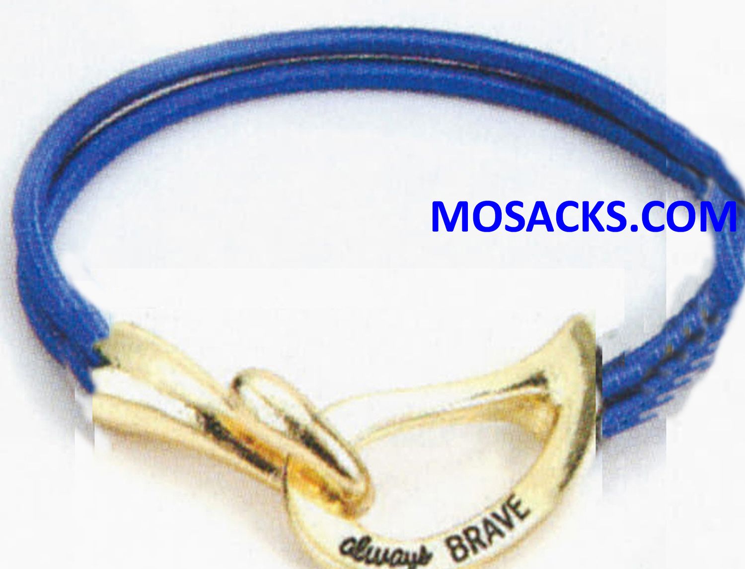 Always Brave Cancer Awareness Bracelet Gold Dark Blue 452-220845 an Alexa's Angels Awareness Bracel…