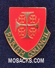 Parish Council Enameled-Colored Lapel Pin, #B-71 Parish Council Enameled-Colored Lapel Pin, #B-71