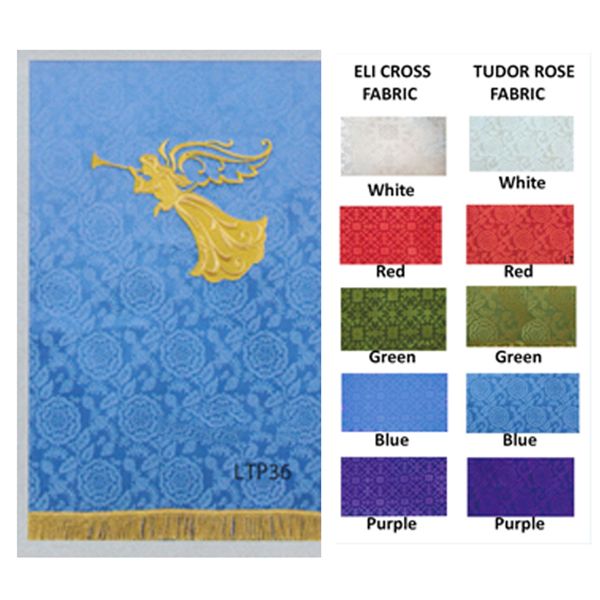 Gloria Parament Angel Pulpit Scarf-LTP36 Gloria Parament Angel Pulpit Scarf-LTP36