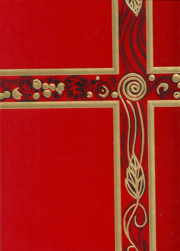 Church Supplies Royal Red Ceremonial Binder #006631 Church Goods