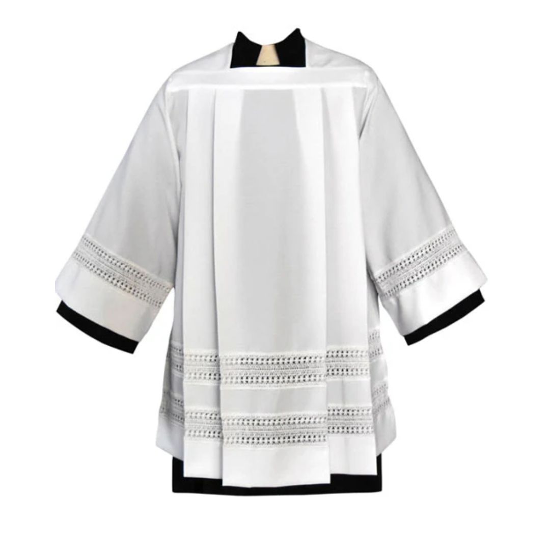 Beau-Veste-Surplice-Poly-Linen-Lace-Bands-4807