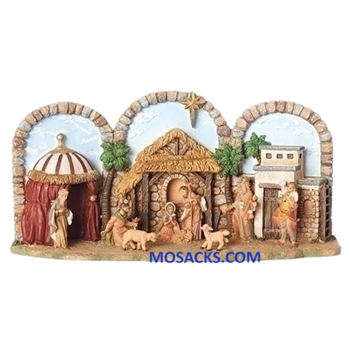 Fontanini Nativity 3 Panel Scene Musical-58714