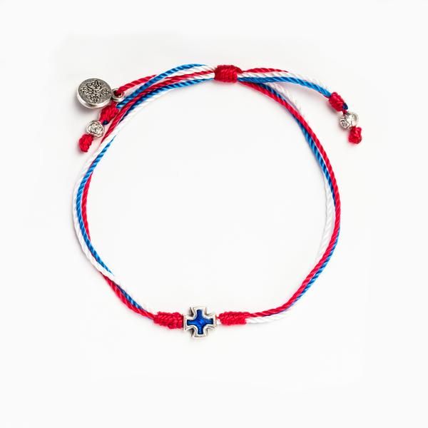 MSMH One Nation Under God Bracelet 14036SL My Saint My Hero One Nation Under God Bracelet 14036SL