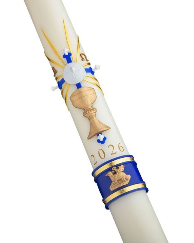 SCULPTWAX¬Æ Paschal Candle The Holy Eucharist‚Ñ¢ by Cathedral Candle