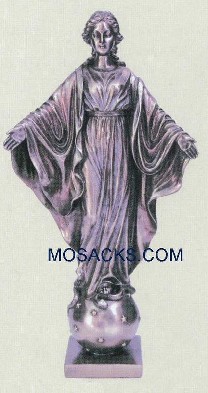 Our Lady of the Smiles Veronese Bronze, 9 Our Lady of the Smiles Veronese Bronze, 9", SR-75217