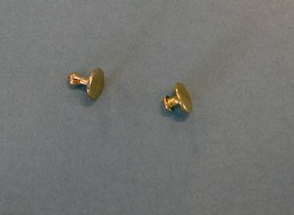 collar buttons, short shank, long shank, R. J. Toomey Collar Buttons
