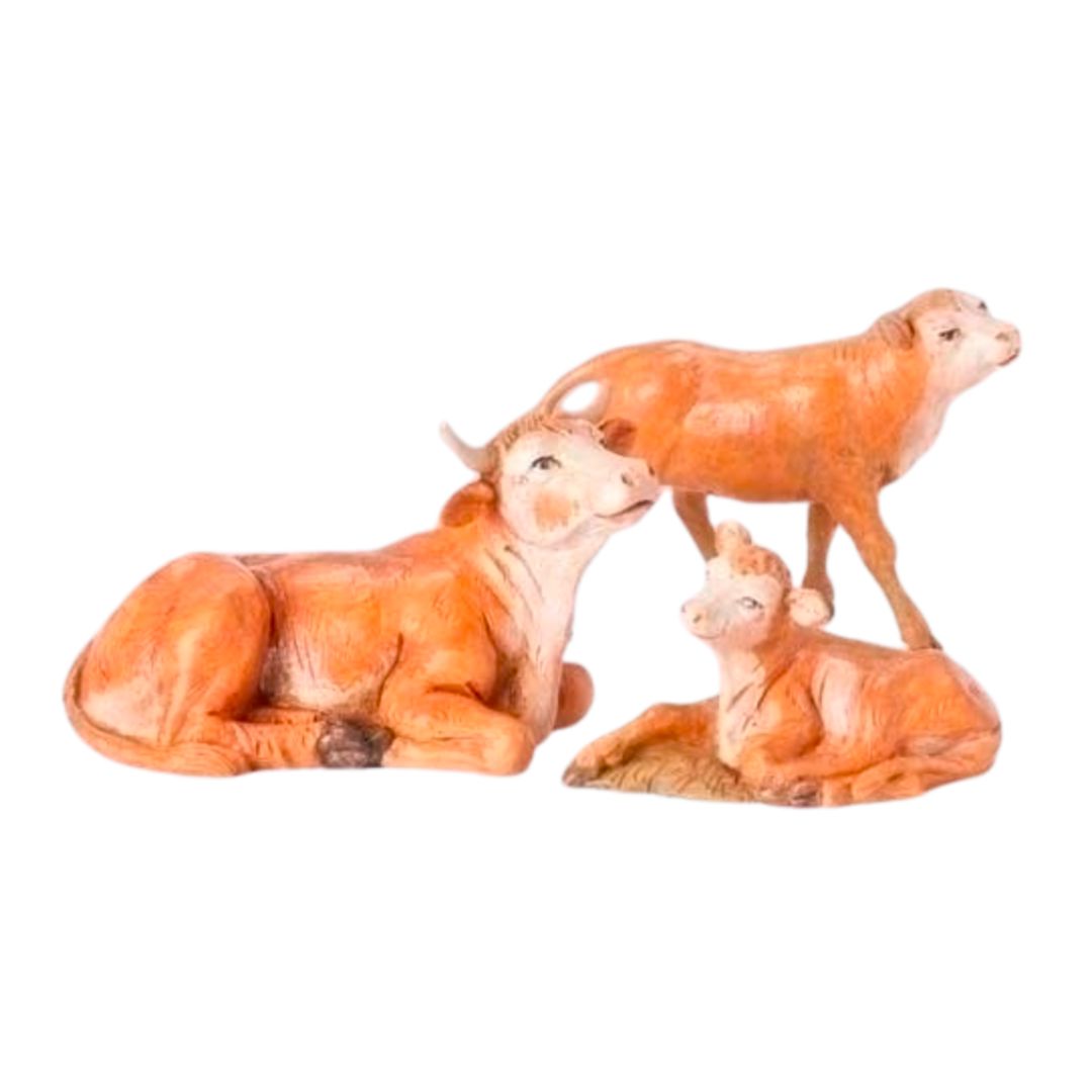 Fontanini 5" Heirloom Nativity Ox Family 3-Pc. Set #51534