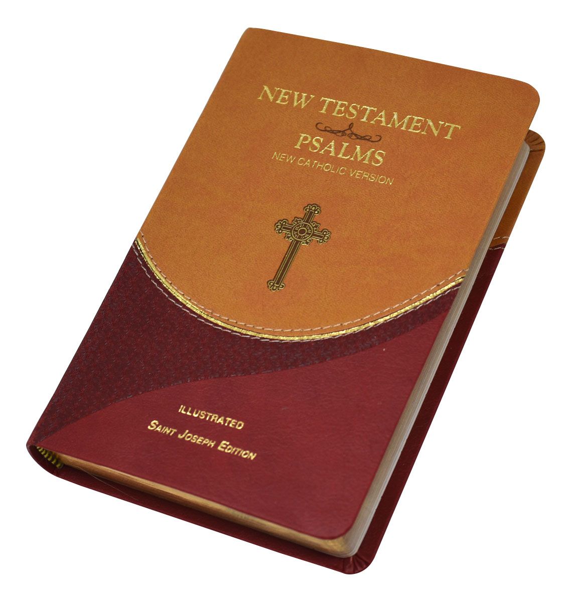St. Joseph New Catholic Version New Testament and Psalms Brown/Burgundy Dura-Lux 647/19BN