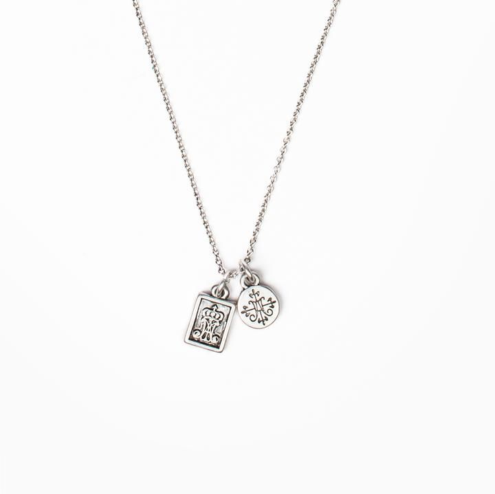 My Saint My Hero Garment of Grace Petite Scapular Necklace 36007SL