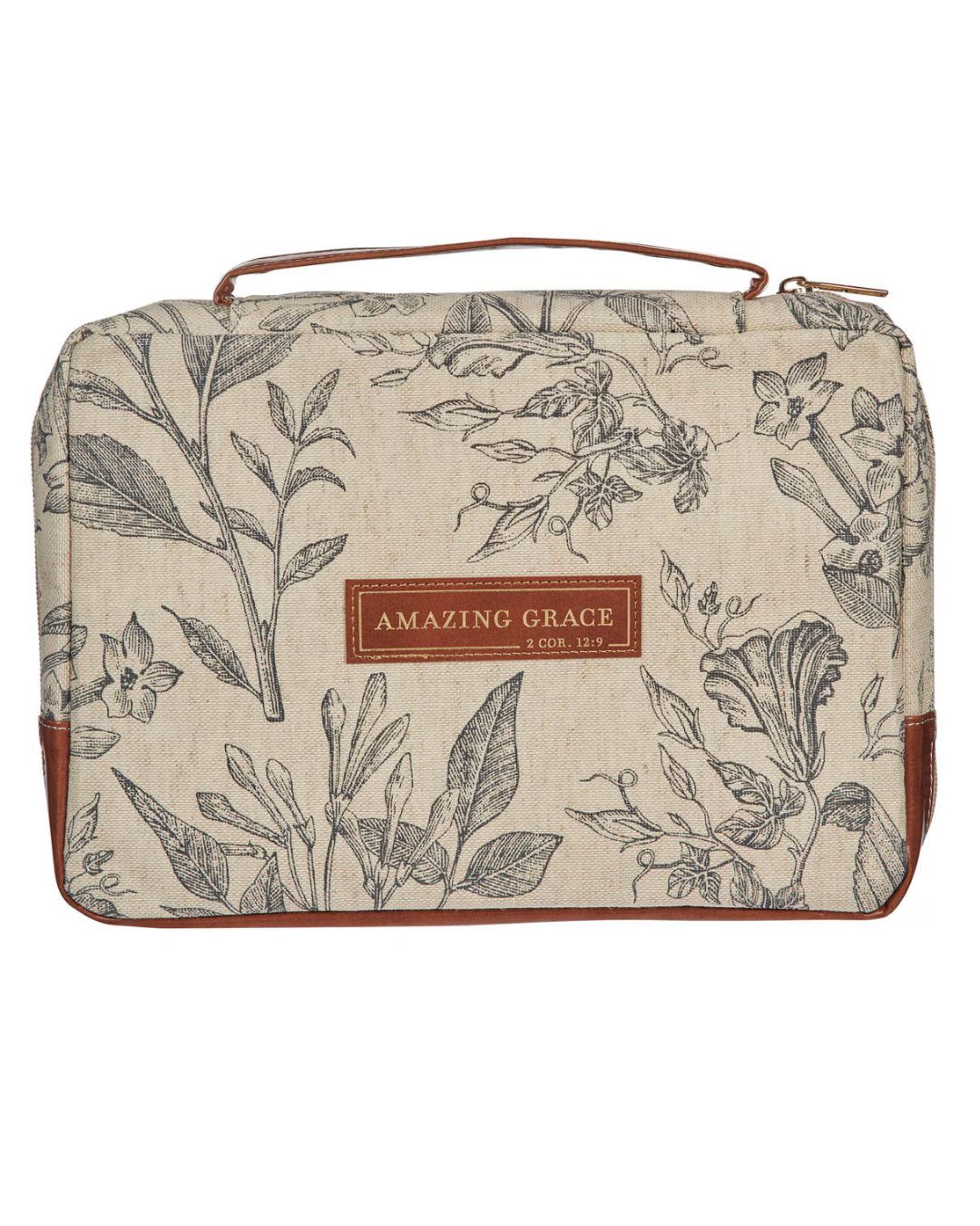 Amazing Grace Natural Canvas Bible Cover AmazingGraceNaturalCanvasBibleCover